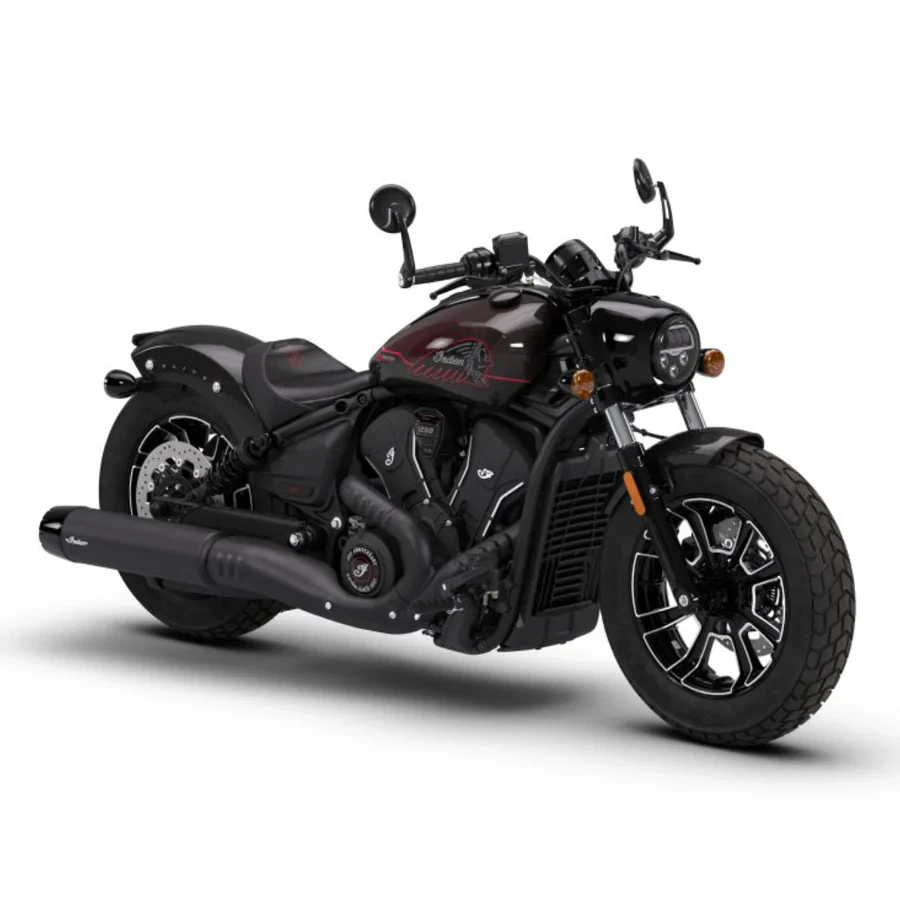 Crni Indian motocikl dostupan po narudžbi