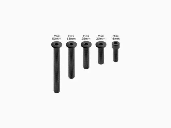 Quad Lock PRO zamjenski komplet crnih vijaka – fotografija 3
