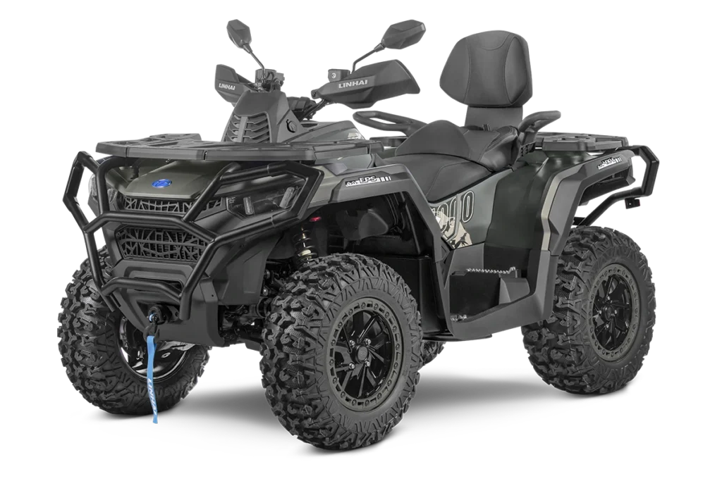 Landforce 1000L EPS ABS - Matt Green / Black - pogled sprijeda iz kuta