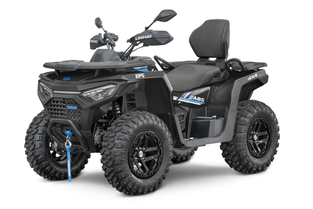 Landforce 550L EPS ABS - Black / Black - pogled sprijeda iz kuta