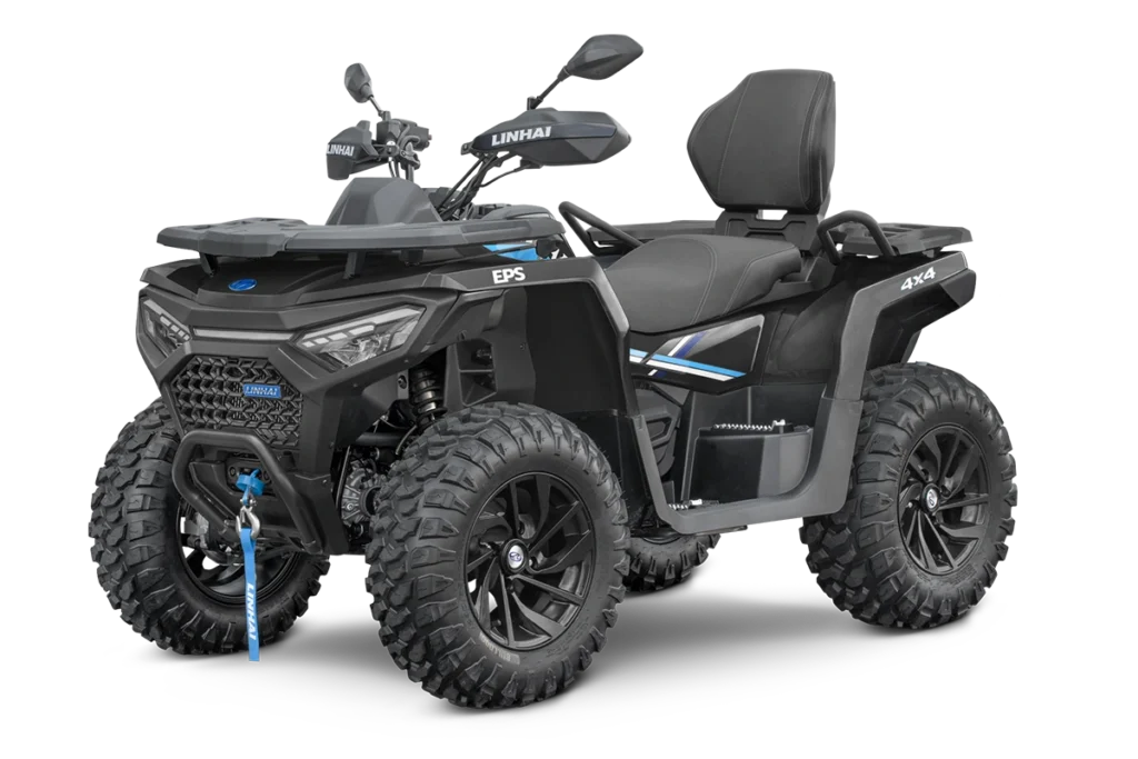Landforce 550L EPS - Black / Black - pogled sprijeda iz kuta