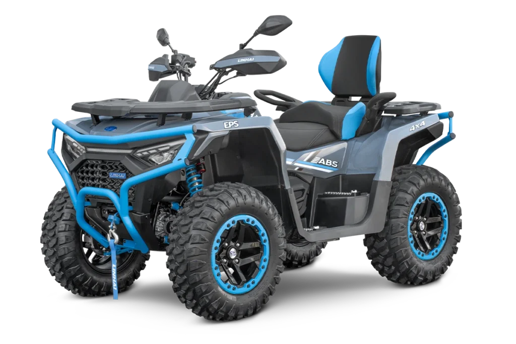 Landforce 650L Pro EPS ABS - Dark Gray / Blue - pogled sprijeda iz kuta