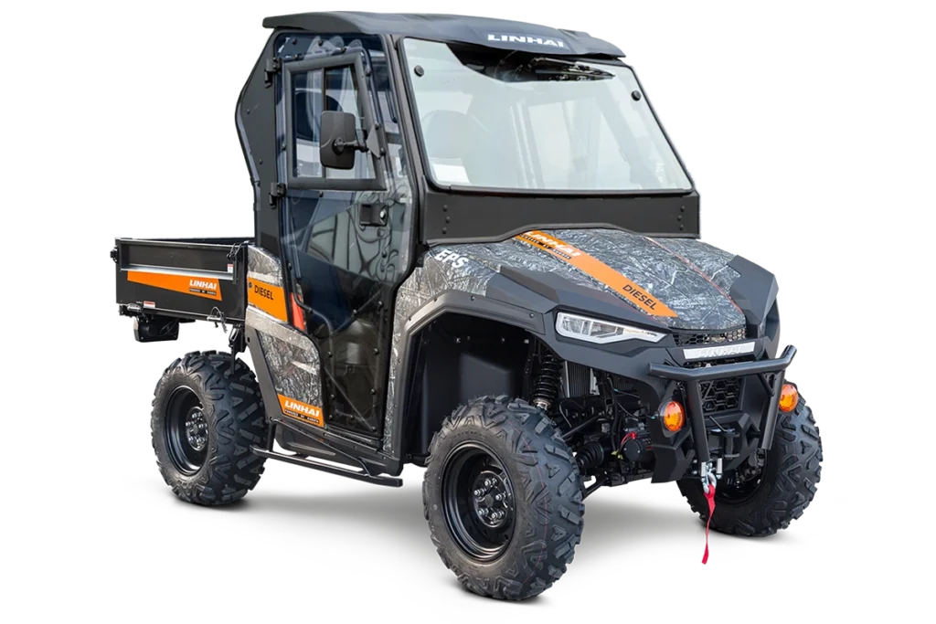 1100 Diesel EPS CAB - Camo / Black - pogled sprijeda iz kuta