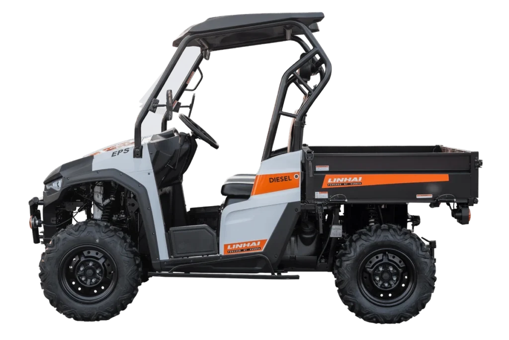 Linhai UTV 1100 Diesel EPS, White / Black, službeni kut 2