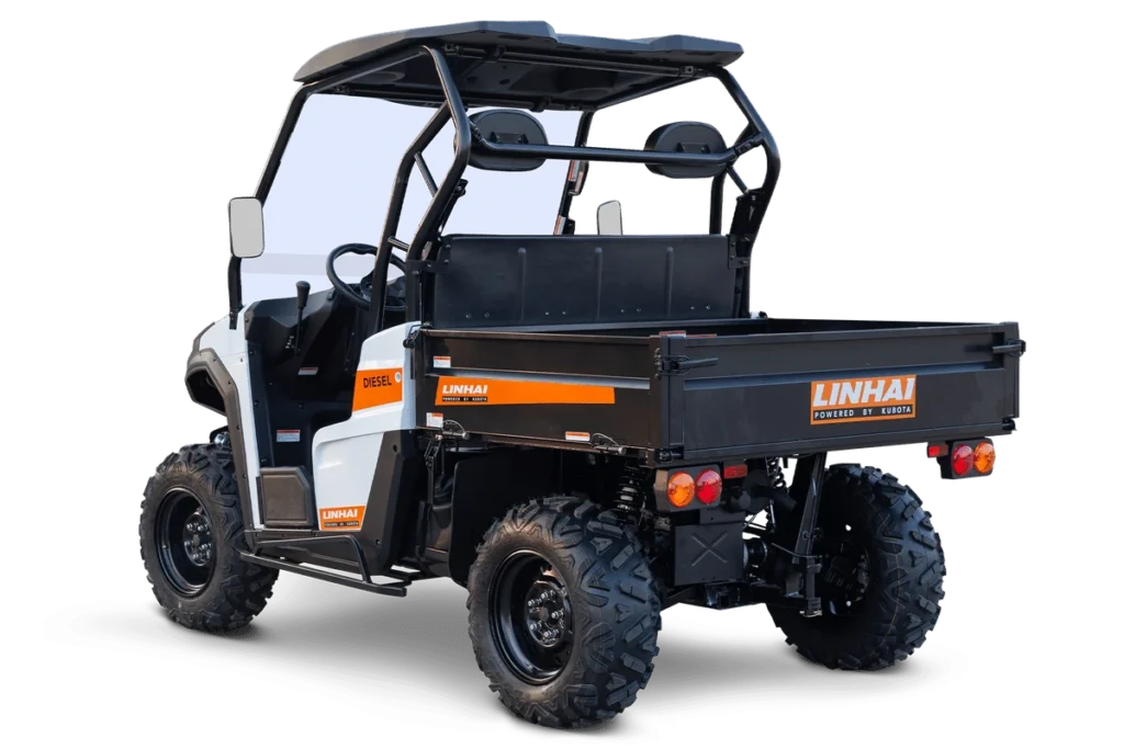 Linhai UTV 1100 Diesel EPS, White / Black, službeni kut 3